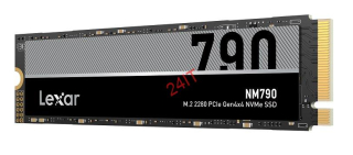 LEXAR NM790 1TB M.2 2280 NVMe 4x4,(až čtení: 7400MB/s; zápis: 6500MB/s)